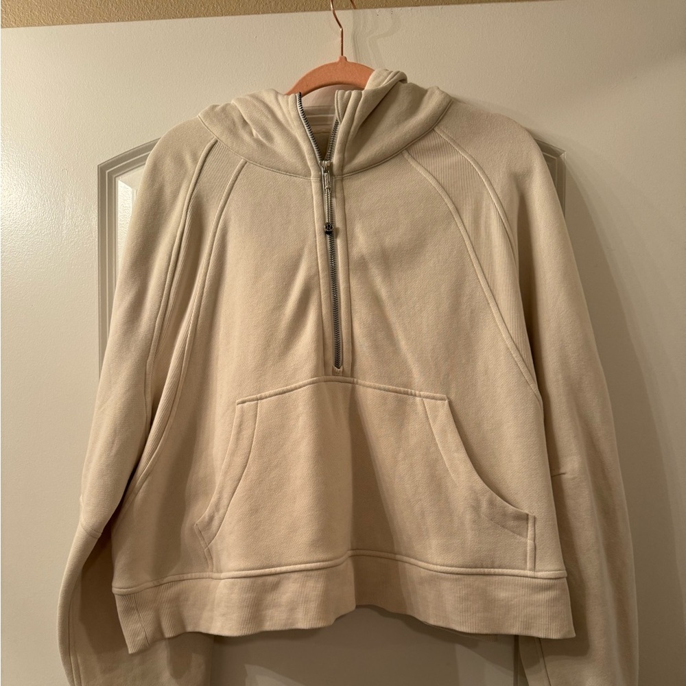 Lululemon quarter zip waist length scuba